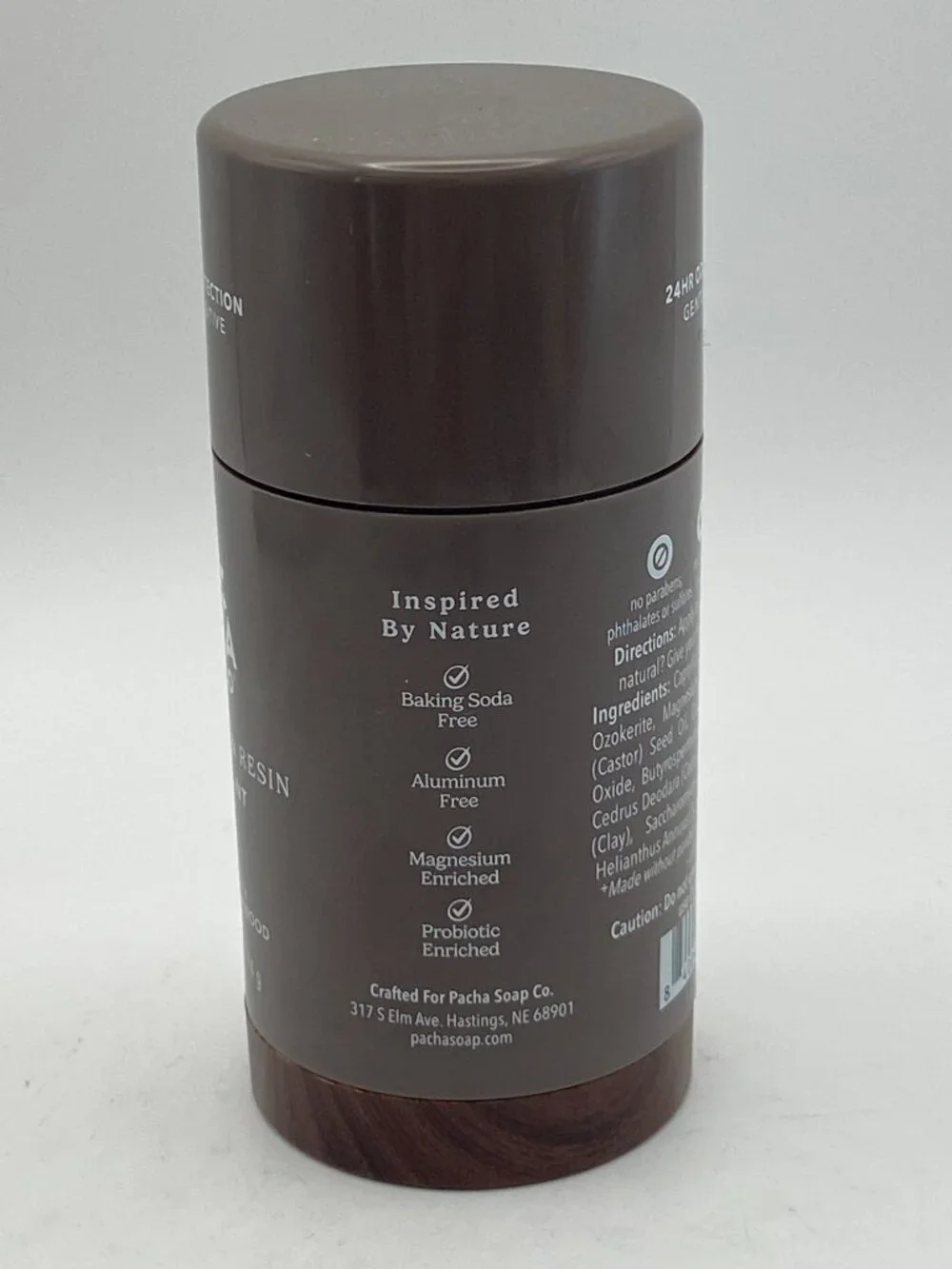 Pacha Soap Co. Desert Pine & Resin Deodorant (2.6 oz / 74 g)